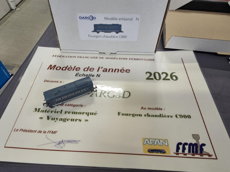 🏆 Le fourgon chaudière Darg3D élu Modèle de l&rsquo;année 2026 !